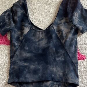 lululemon align shirt diamond dye size 4